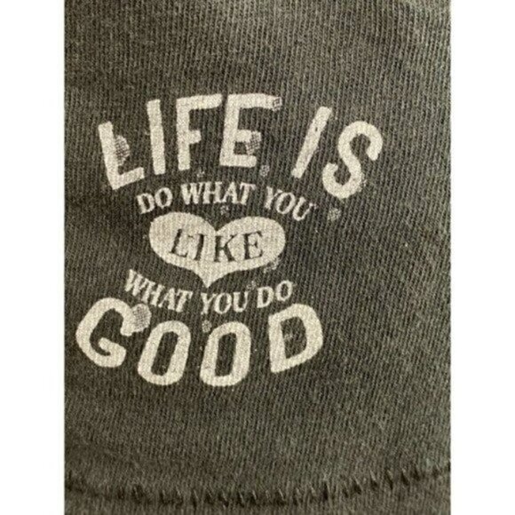 Life Is Good Women’s T-shirt “ Local Is The New Black ” cap sleeve sz small tee - Picture 6 of 8
